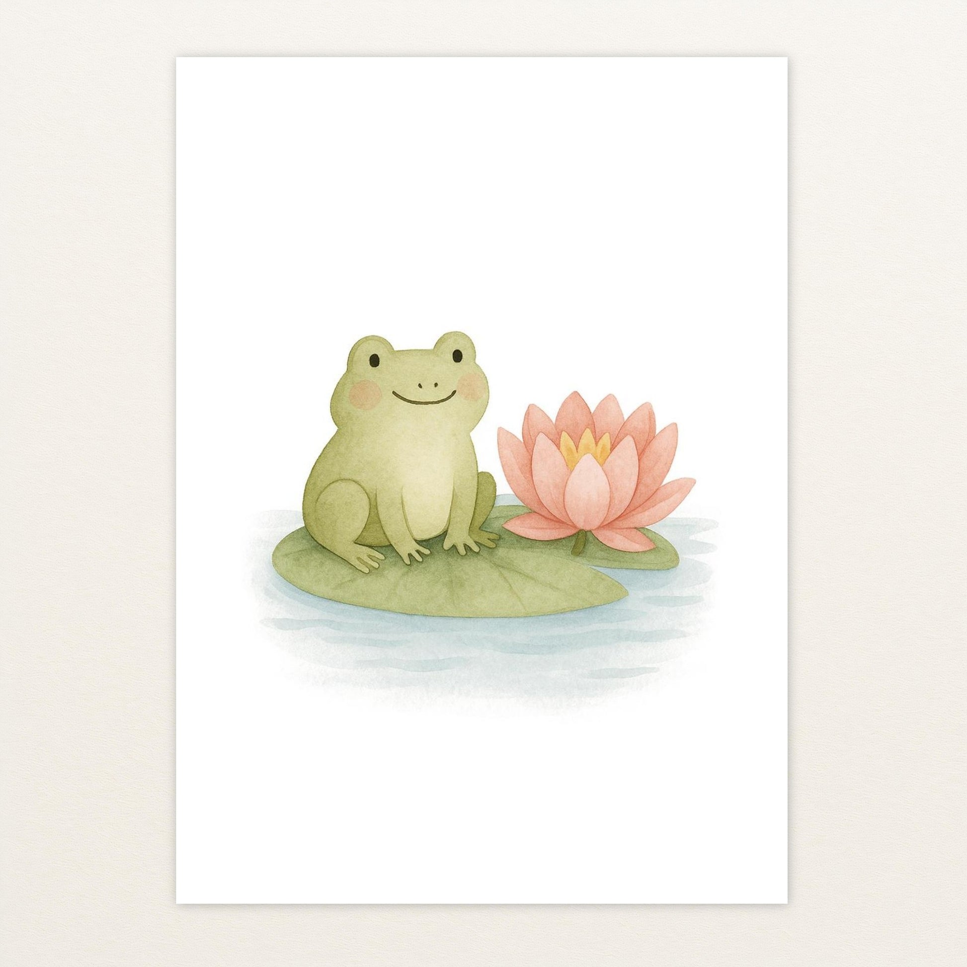 Flocke der Frosch Poster von tinylearner