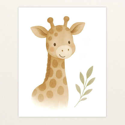 Greta die Giraffe Poster von tinylearner