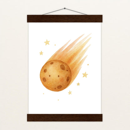 Asteroid Poster mit Leisten von tinylearner