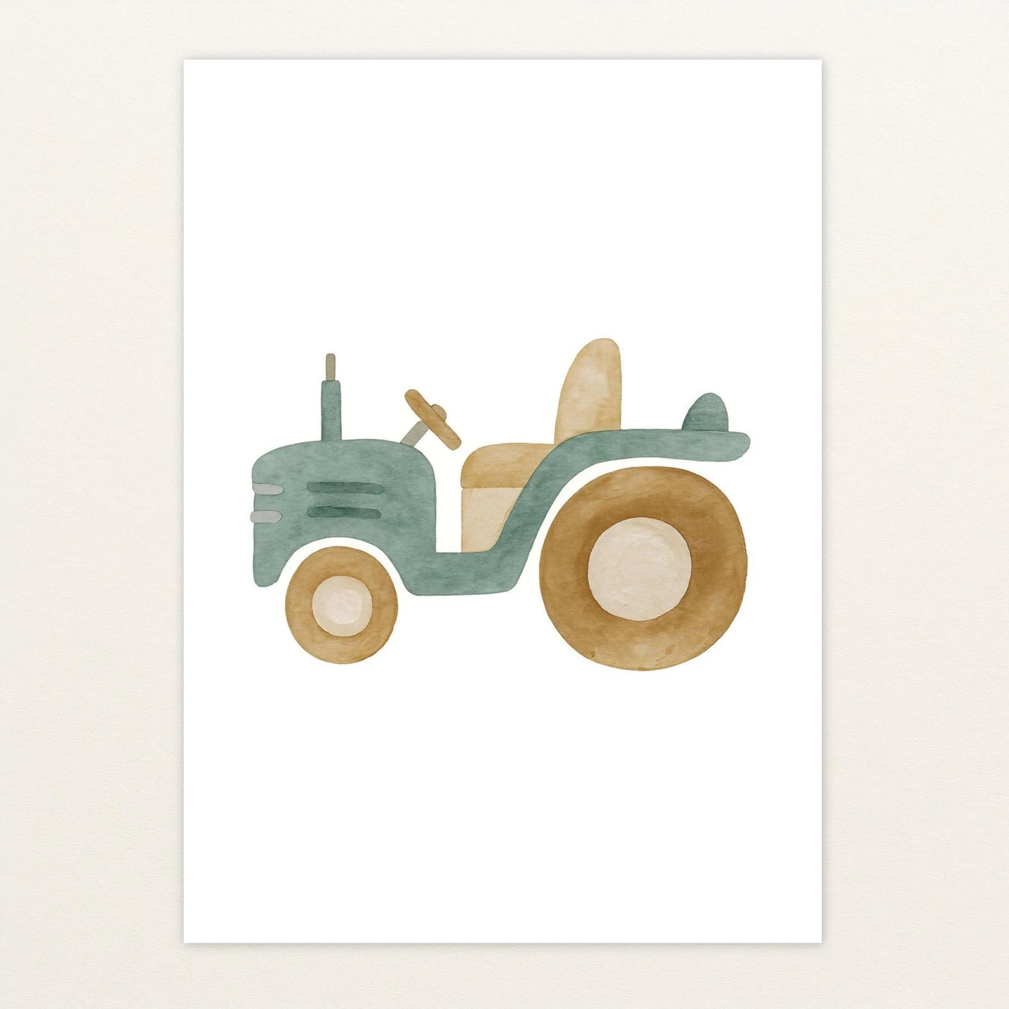 Traktor Poster von tinylearner