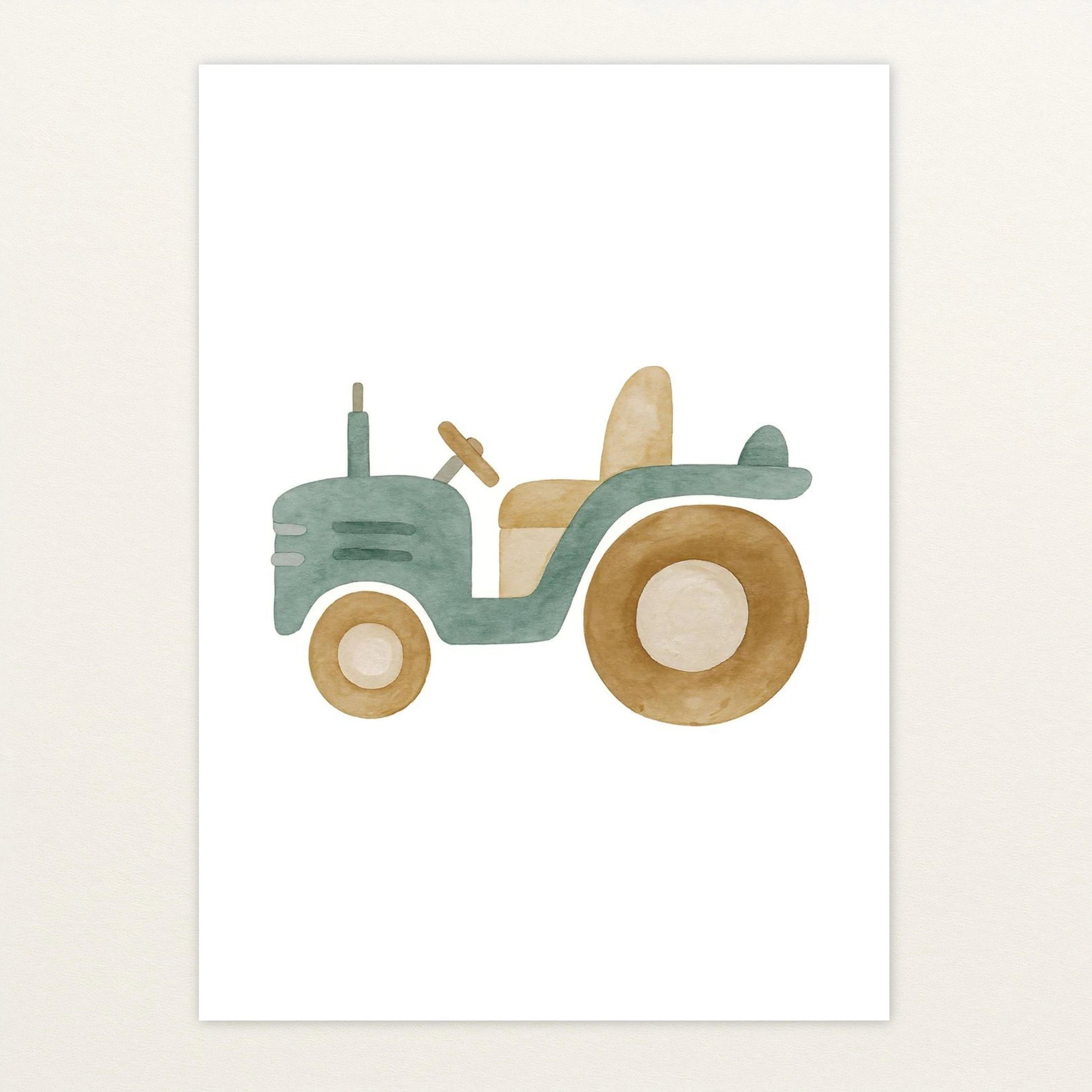 Traktor Poster von tinylearner