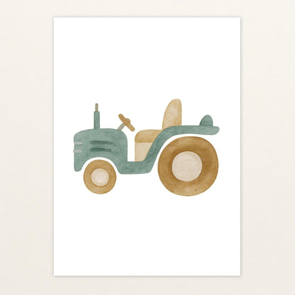 Traktor Poster von tinylearner