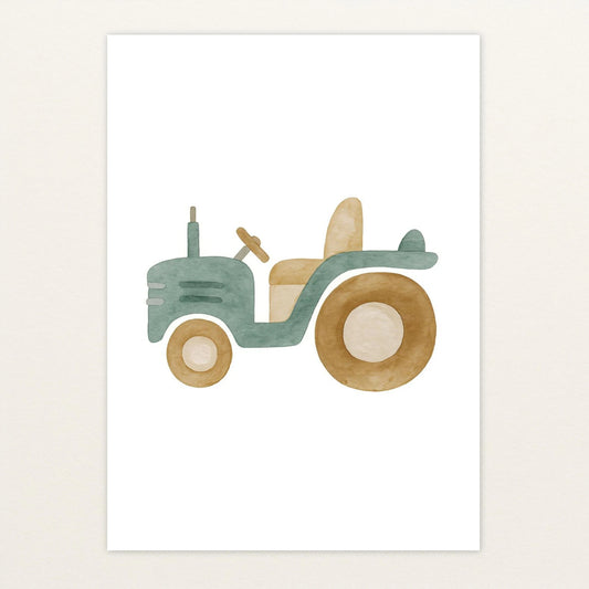 Traktor Poster von tinylearner