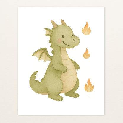 Drax der Drache Poster von tinylearner
