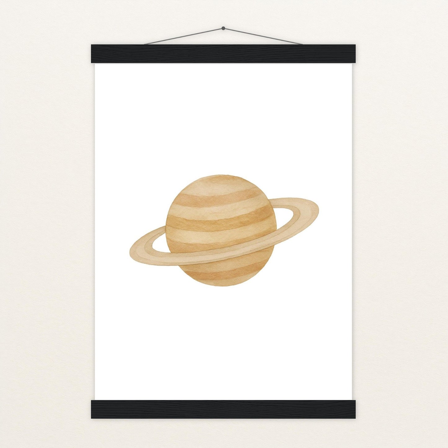 Saturn Poster mit Leisten von tinylearner