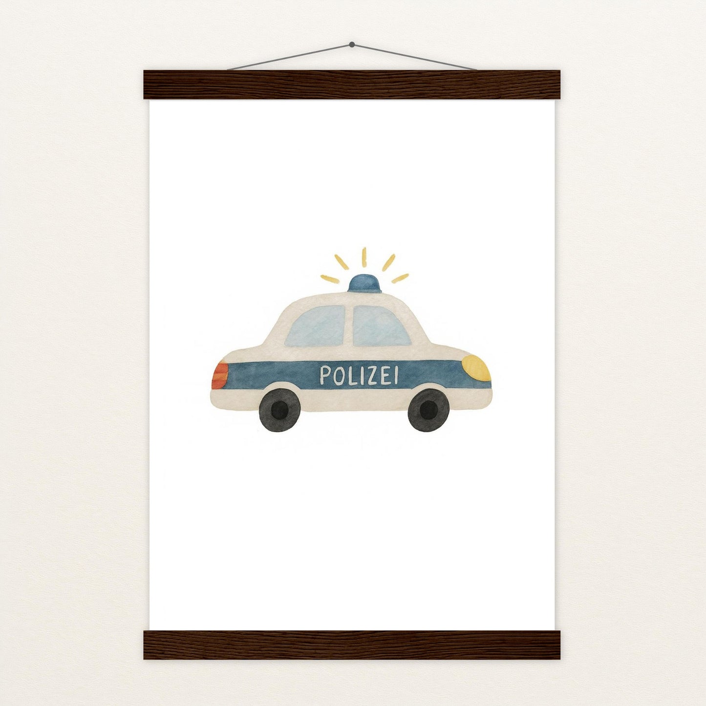 Polizei Poster mit Leisten von tinylearner