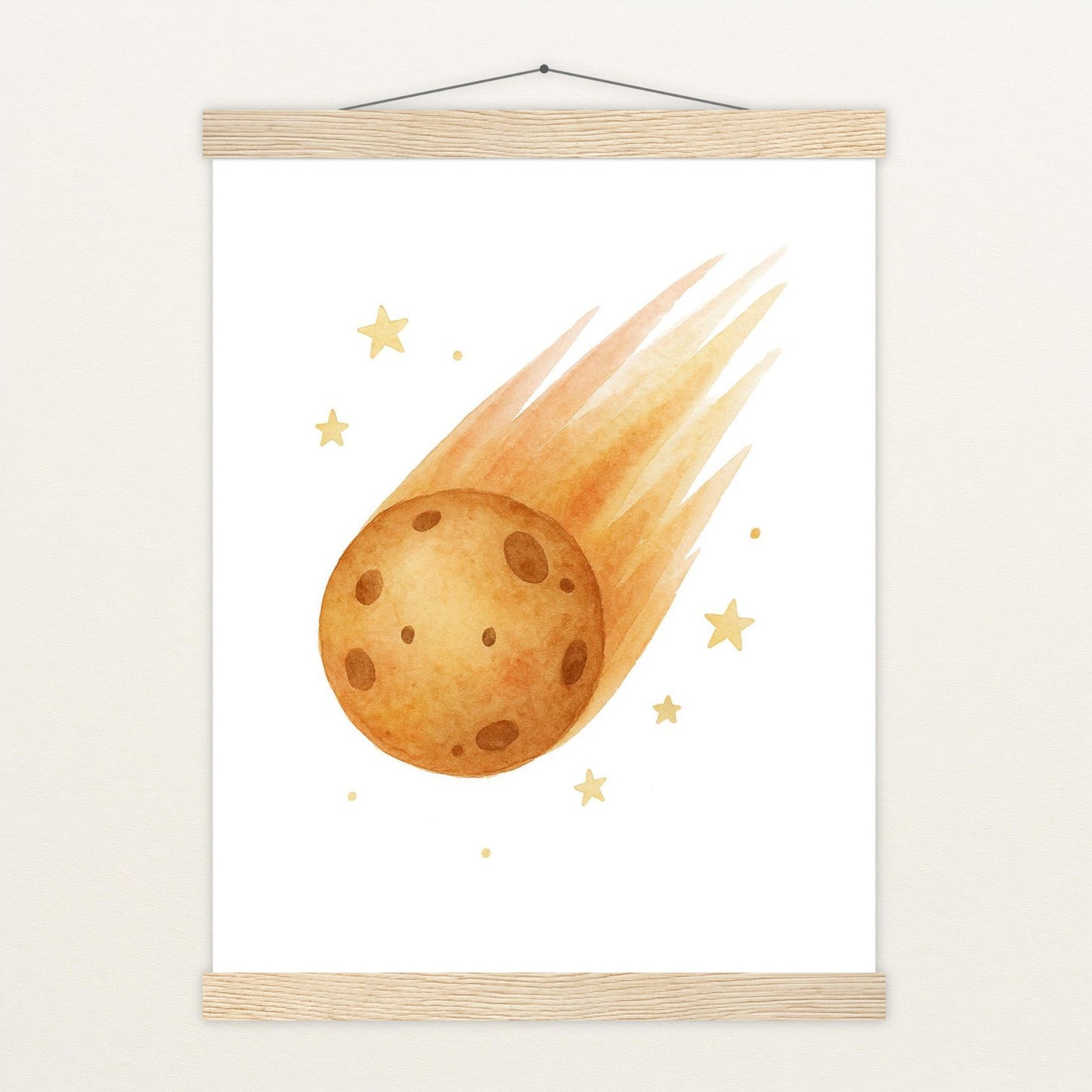 Asteroid Poster mit Leisten von tinylearner
