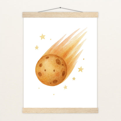 Asteroid Poster mit Leisten von tinylearner