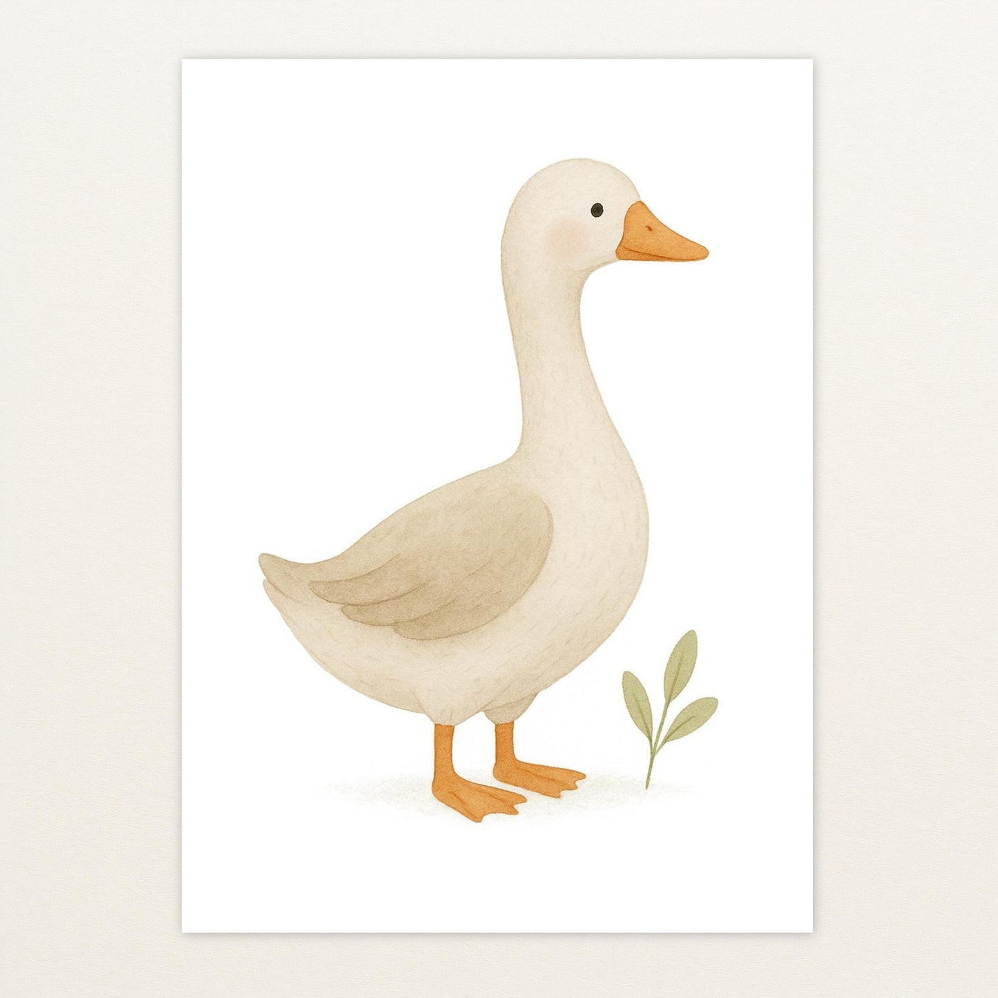 Gusi die Gans Poster von tinylearner