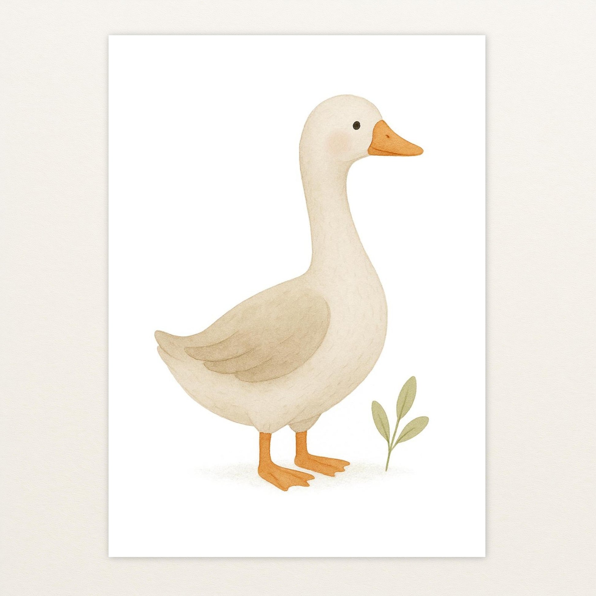 Gusi die Gans Poster von tinylearner