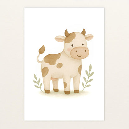 Klara die Kuh Poster von tinylearner