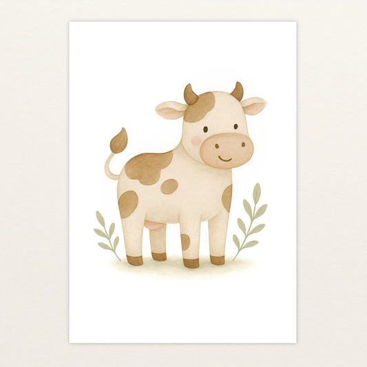 Klara die Kuh Poster von tinylearner