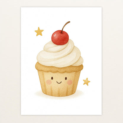 Süßes: Cupcake Poster von tinylearner
