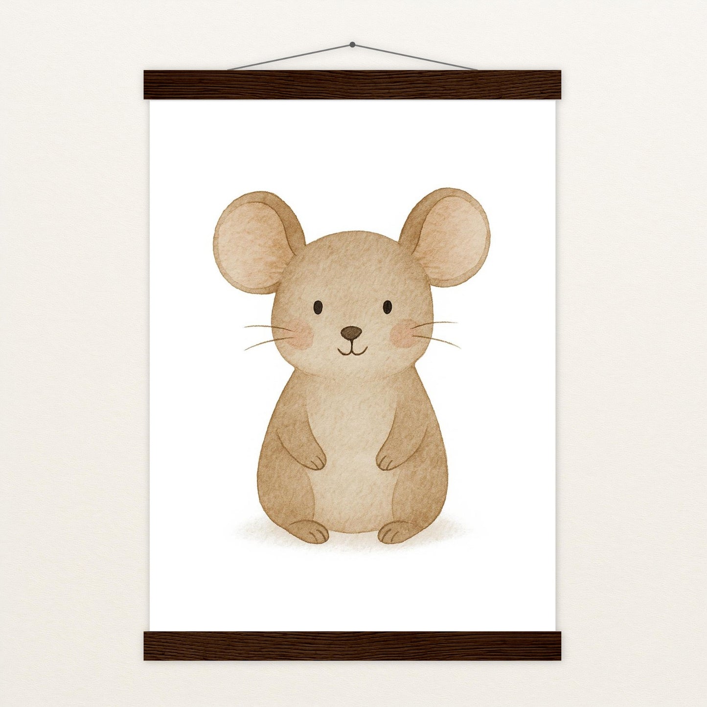 Mimi die Maus Poster mit Leisten von tinylearner