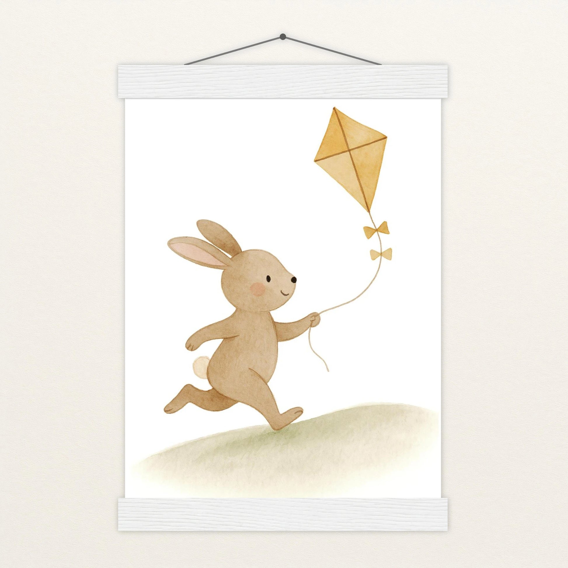 Holly der Hase - Motiv: "Drachen" Poster mit Leisten von tinylearner