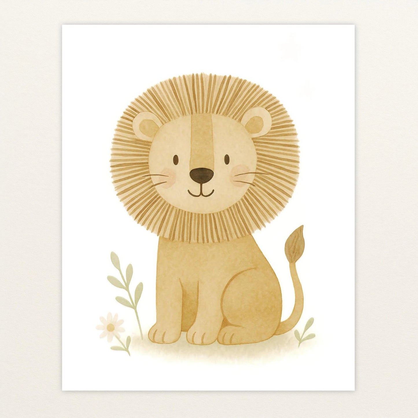 Leo der Löwe Poster von tinylearner