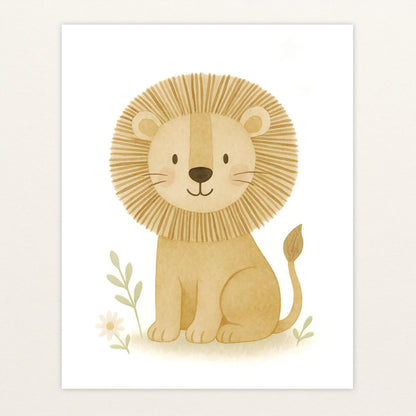 Leo der Löwe Poster von tinylearner