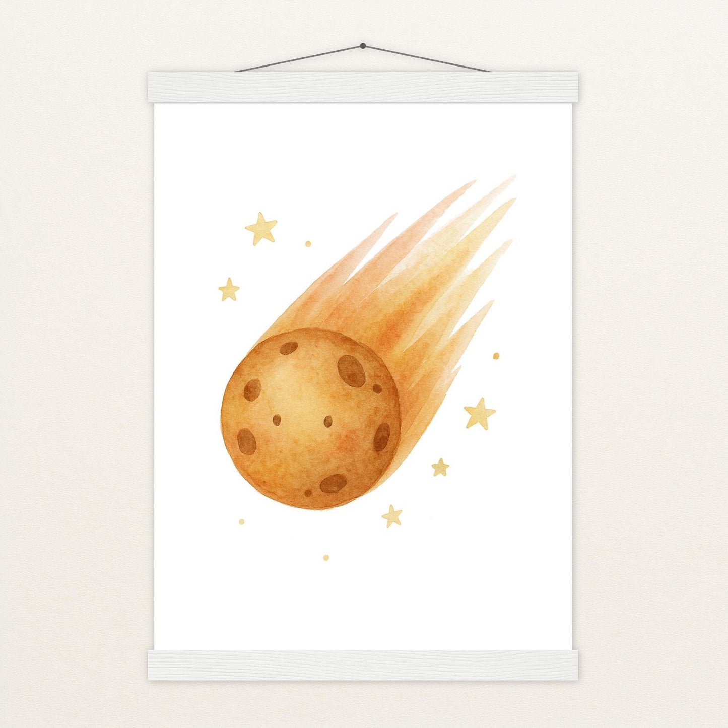 Asteroid Poster mit Leisten von tinylearner