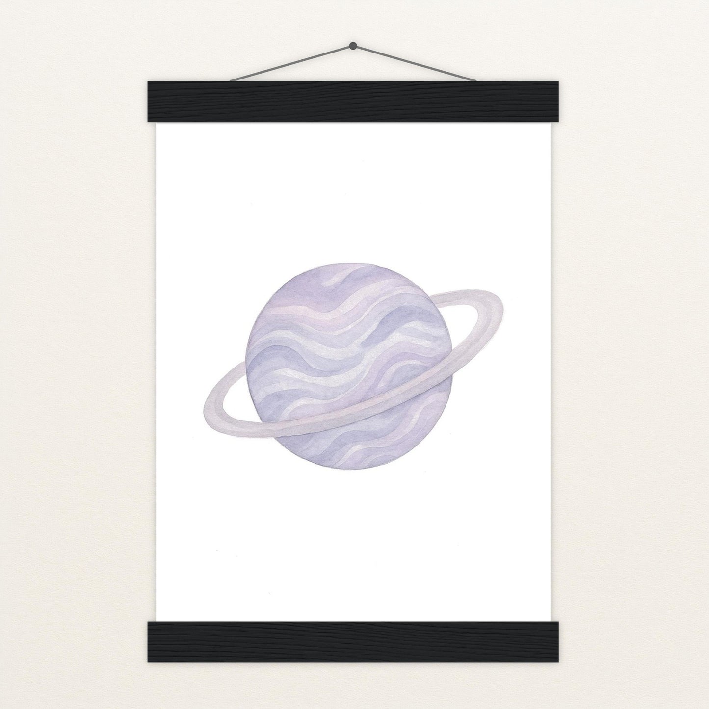 Planet Poster mit Leisten von tinylearner