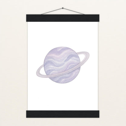 Planet Poster mit Leisten von tinylearner