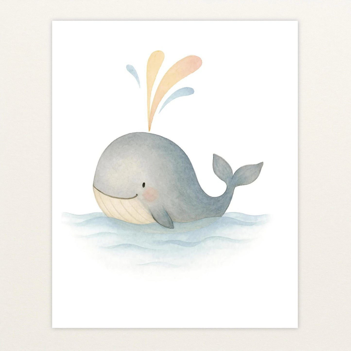 Willi der Wal - Motiv: "Freude" Poster von tinylearner