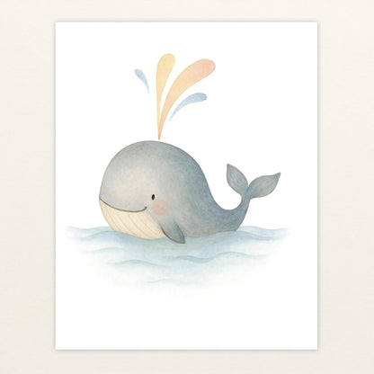 Willi der Wal - Motiv: "Freude" Poster von tinylearner