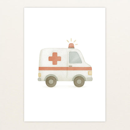 Krankenwagen Poster von tinylearner