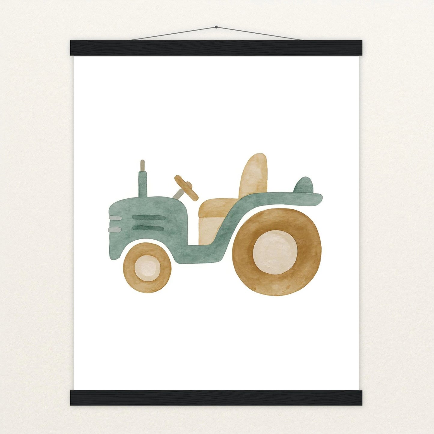 Traktor Poster mit Leisten von tinylearner