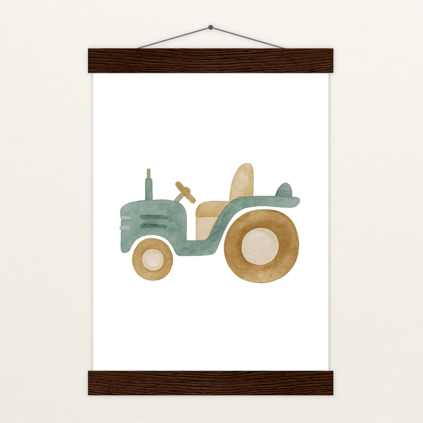 Traktor Poster mit Leisten von tinylearner