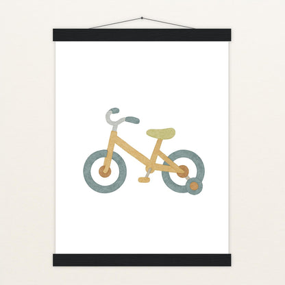 Fahrrad Poster mit Leisten von tinylearner