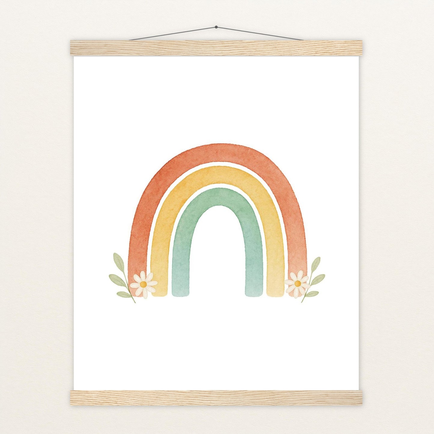 Regenbogen Poster mit Leisten von tinylearner