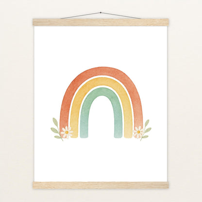 Regenbogen Poster mit Leisten von tinylearner
