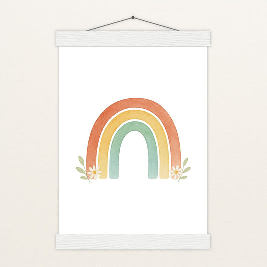 Regenbogen Poster mit Leisten von tinylearner