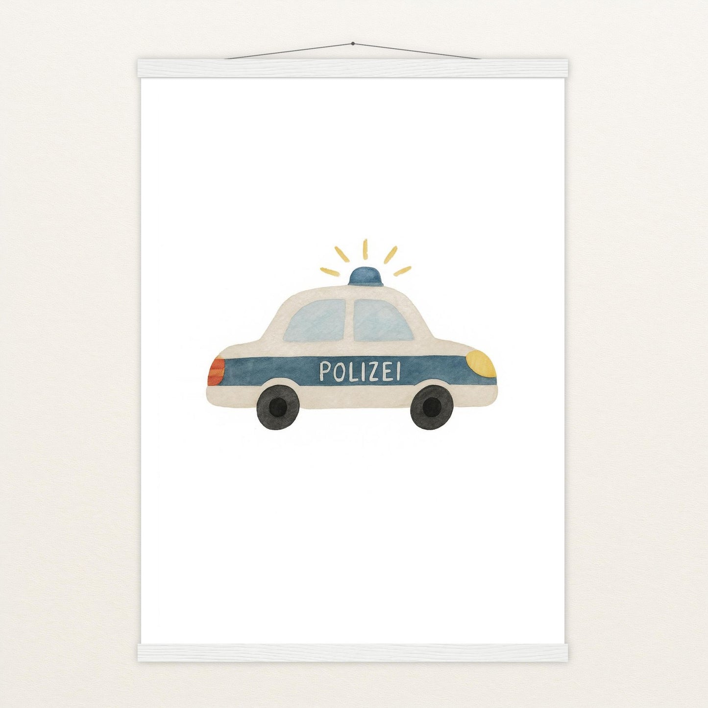 Polizei Poster mit Leisten von tinylearner