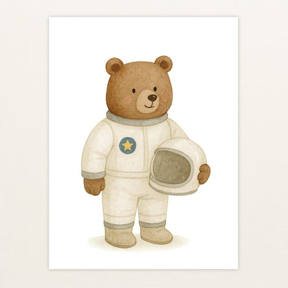 Balu der Bär - Motiv: "Astronaut" Poster von tinylearner