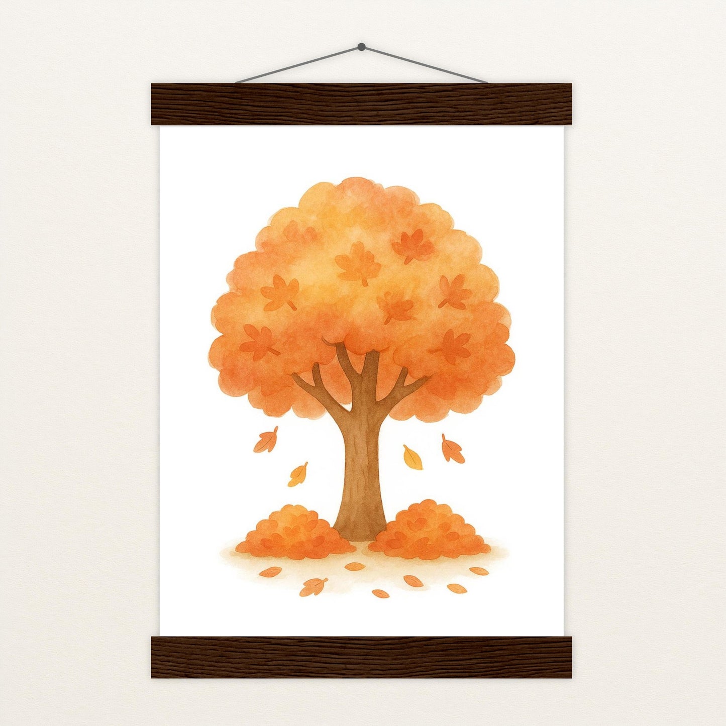 Ahornbaum Poster mit Leisten von tinylearner