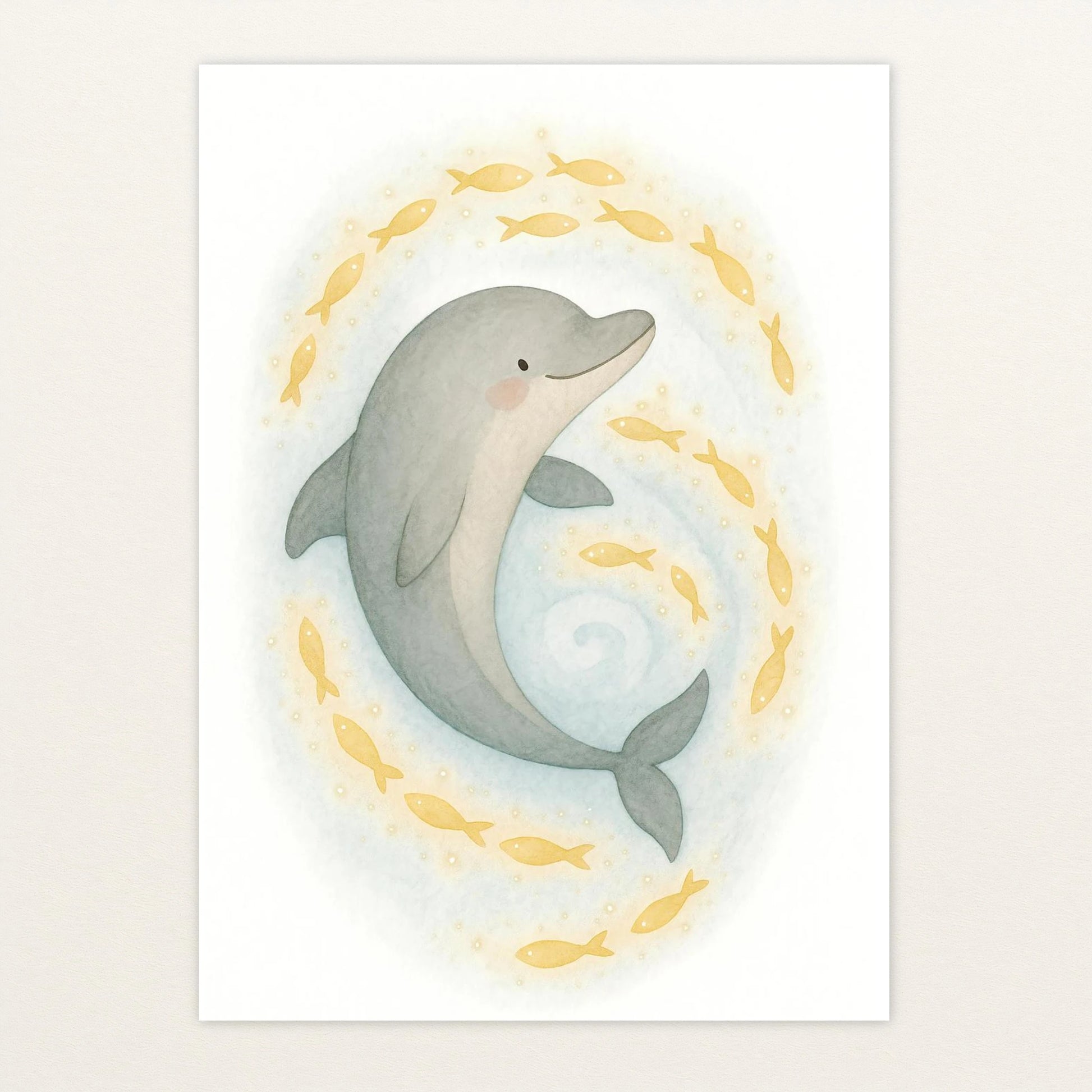 Dora der Delfin - Motiv: "Leuchtfische" Poster von tinylearner