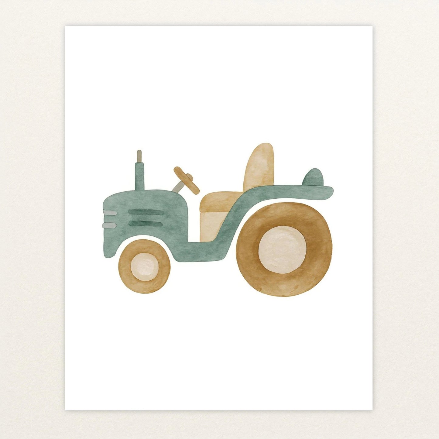 Traktor Poster von tinylearner