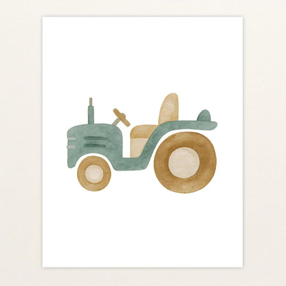 Traktor Poster von tinylearner