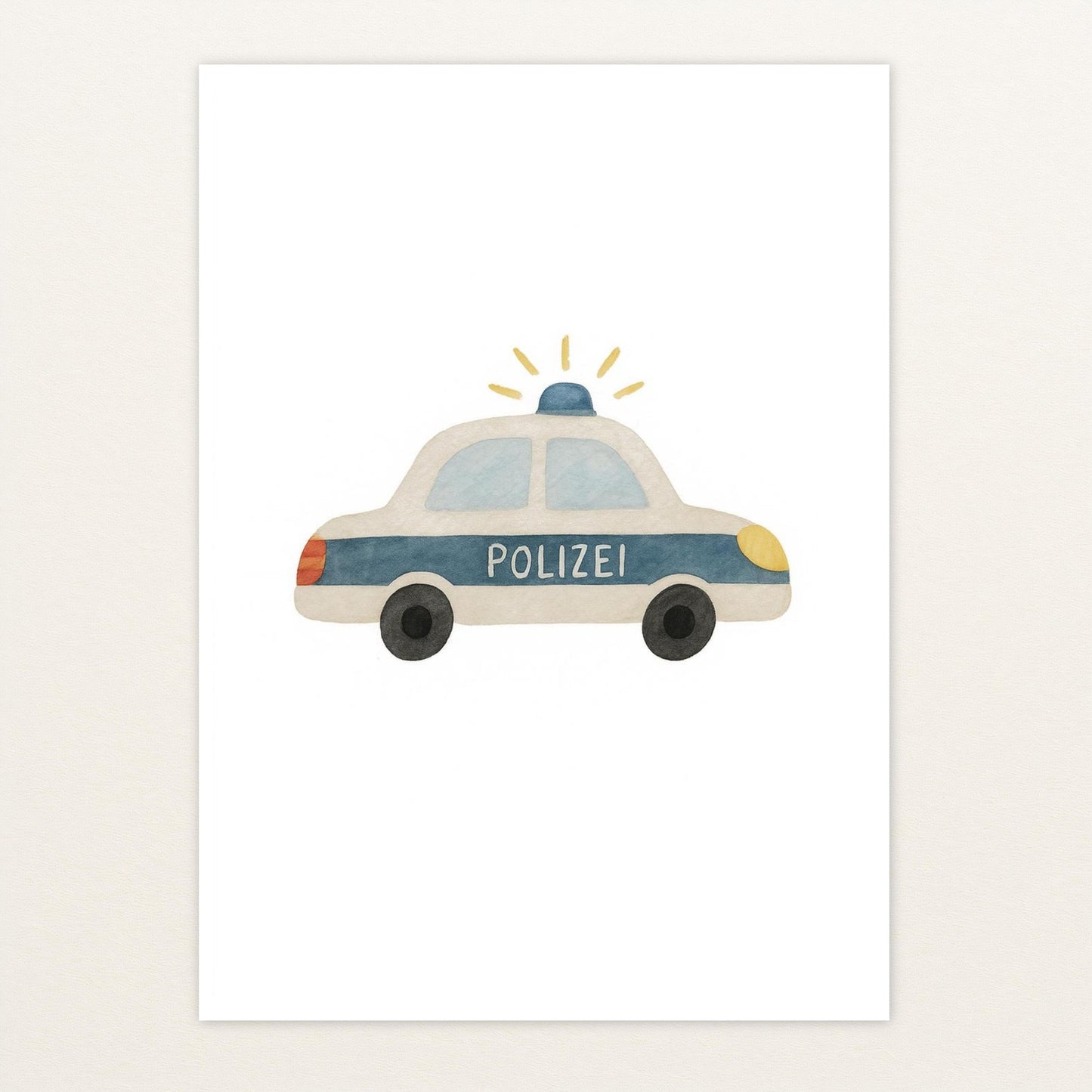 Polizei Poster von tinylearner