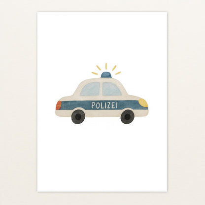 Polizei Poster von tinylearner