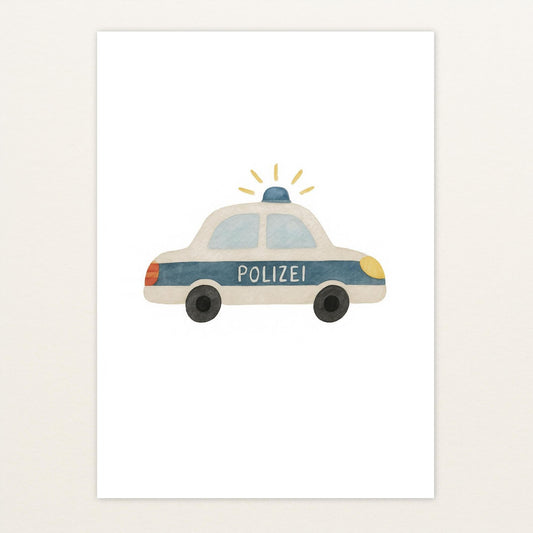 Polizei Poster von tinylearner