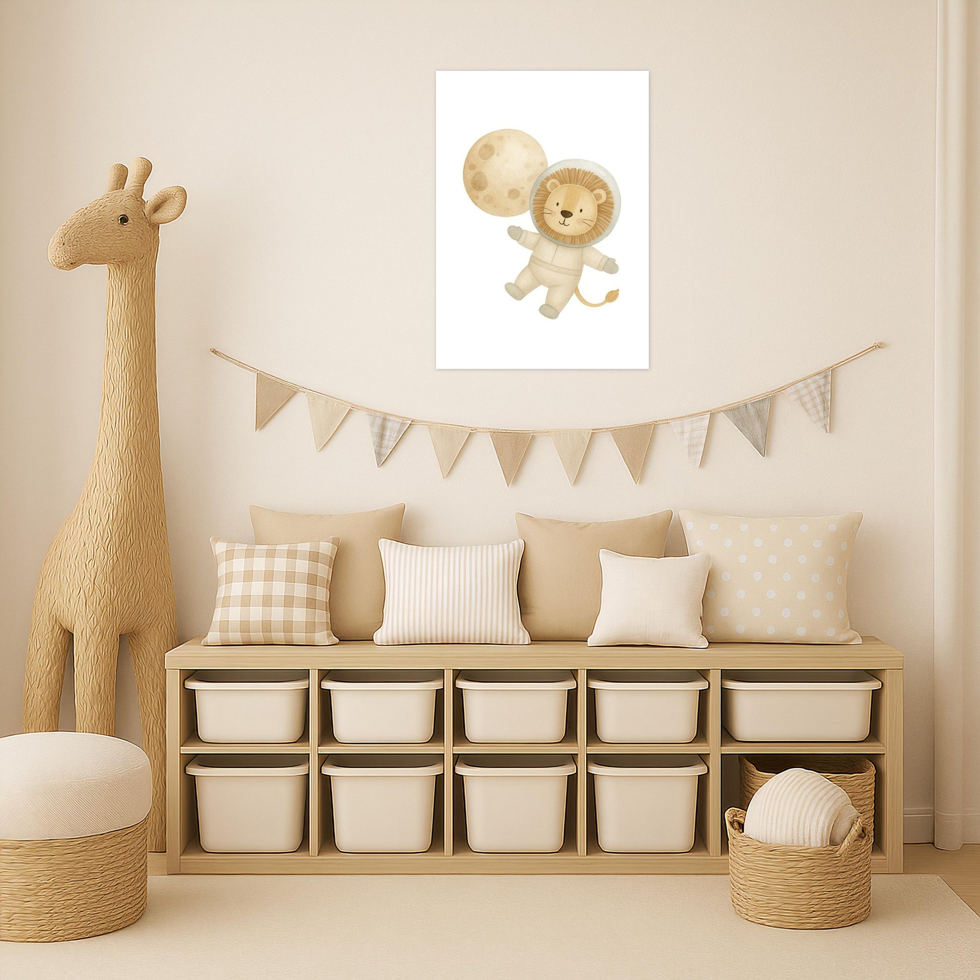 Leo der Löwe - Motiv: "Astronaut" Poster von tinylearner