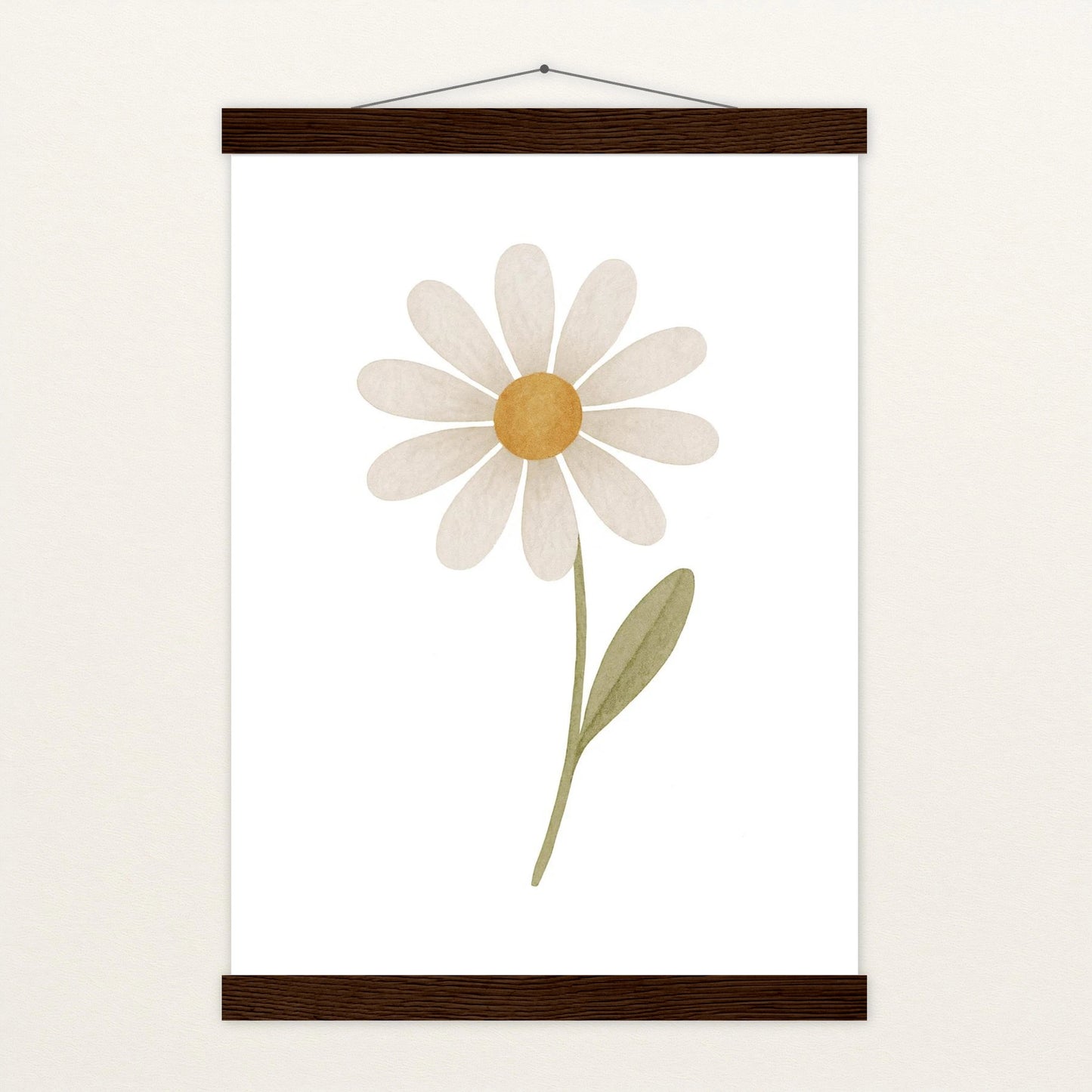 Gänseblümchen Poster mit Leisten von tinylearner