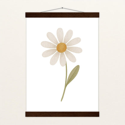 Gänseblümchen Poster mit Leisten von tinylearner