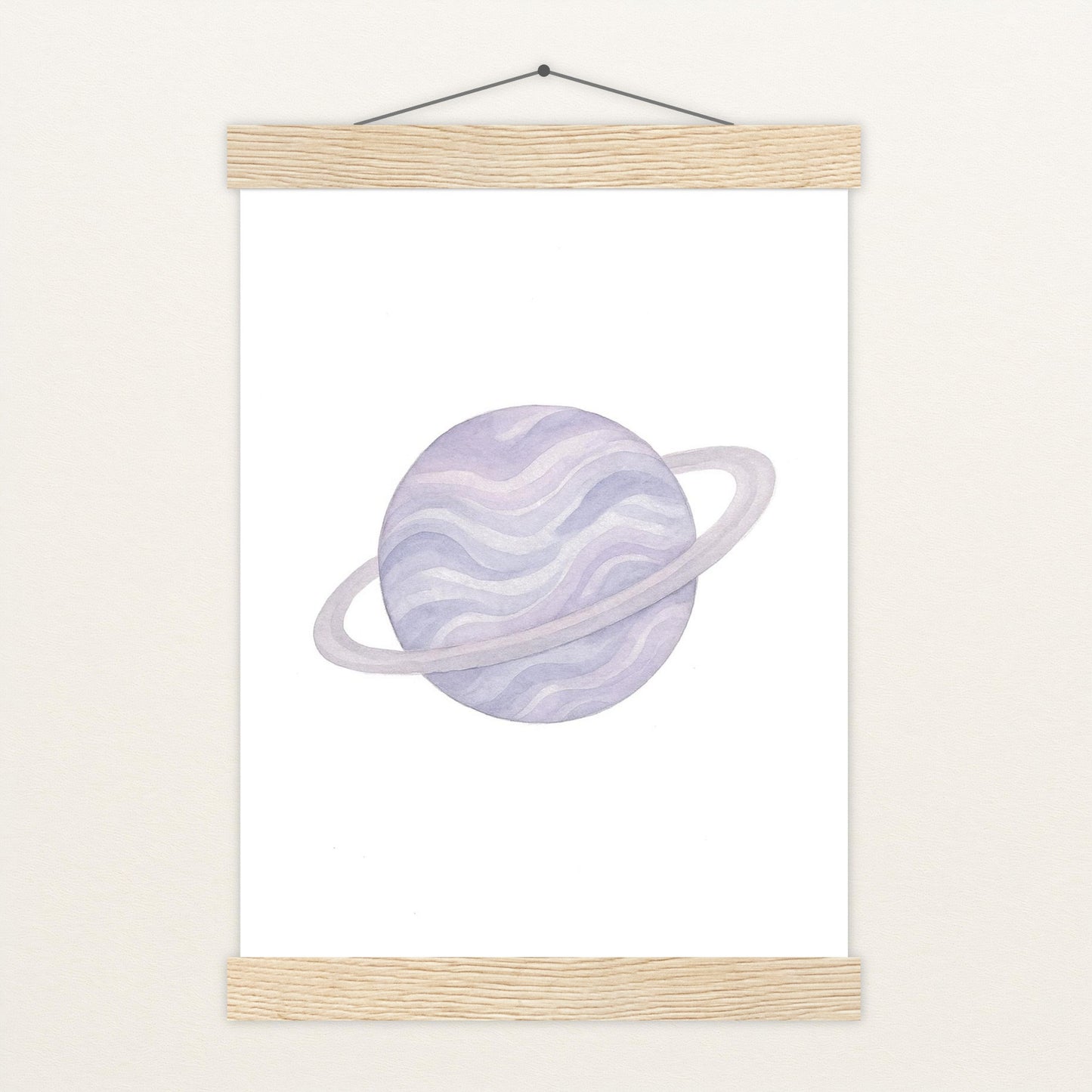 Planet Poster mit Leisten von tinylearner