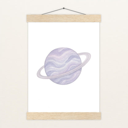 Planet Poster mit Leisten von tinylearner