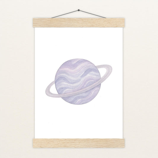 Planet Poster mit Leisten von tinylearner