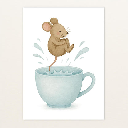 Mimi die Maus - Motiv: "Pool" Poster von tinylearner