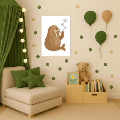 Wally das Walross - Motiv: "Blubbern" Poster von tinylearner